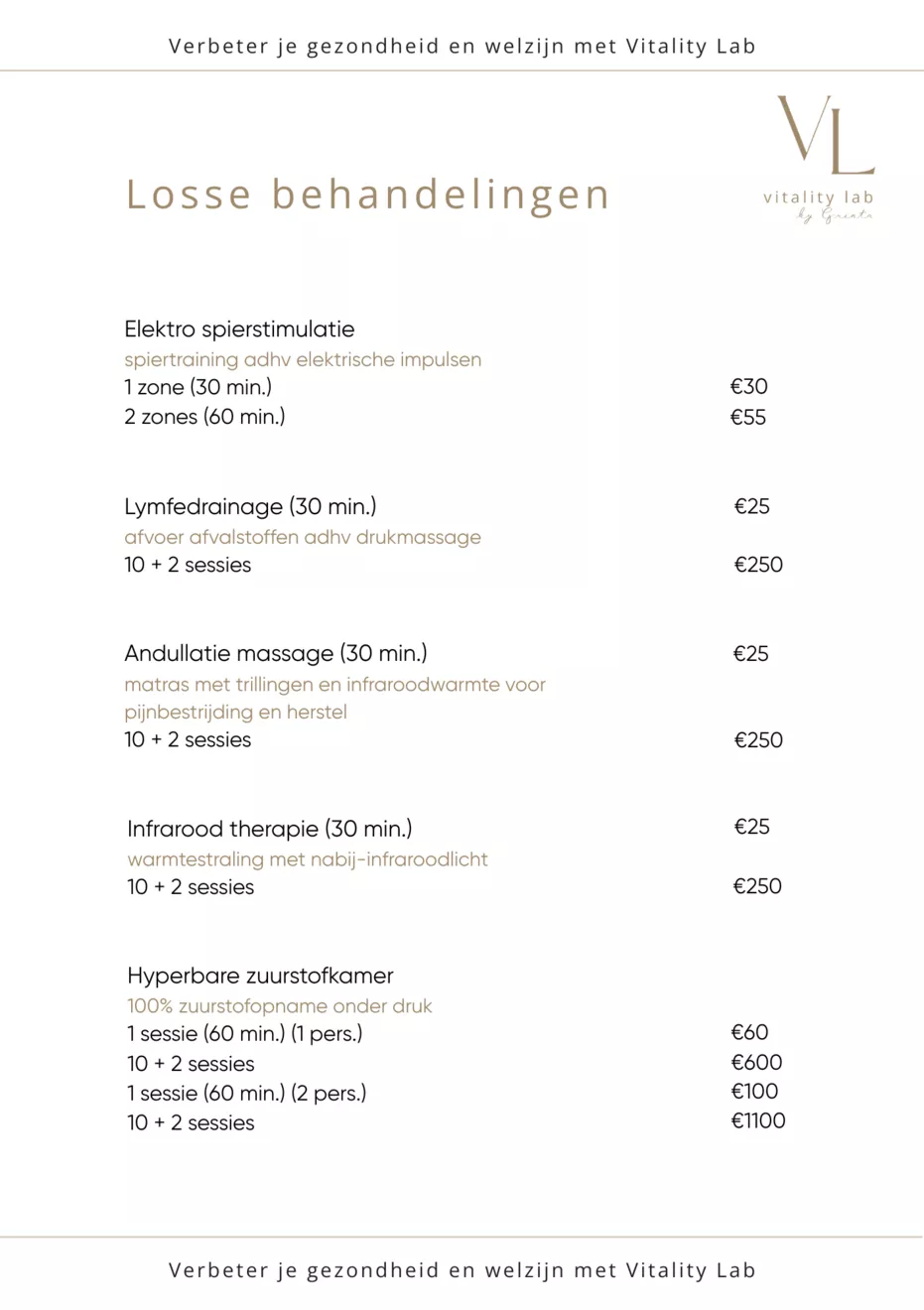 2 -  - Losse behandelingen
